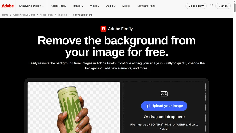 Preview of Adobe Firefly